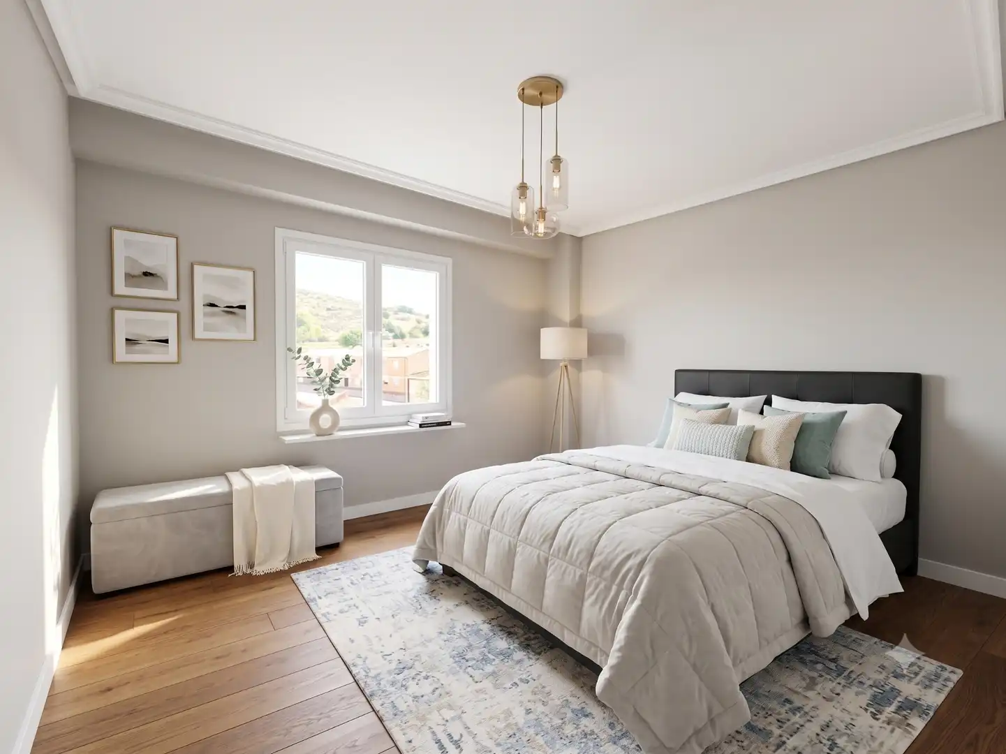 Bedroom of Flat for sale in Illueca  with Air Conditioner, Heating and Parquet flooring