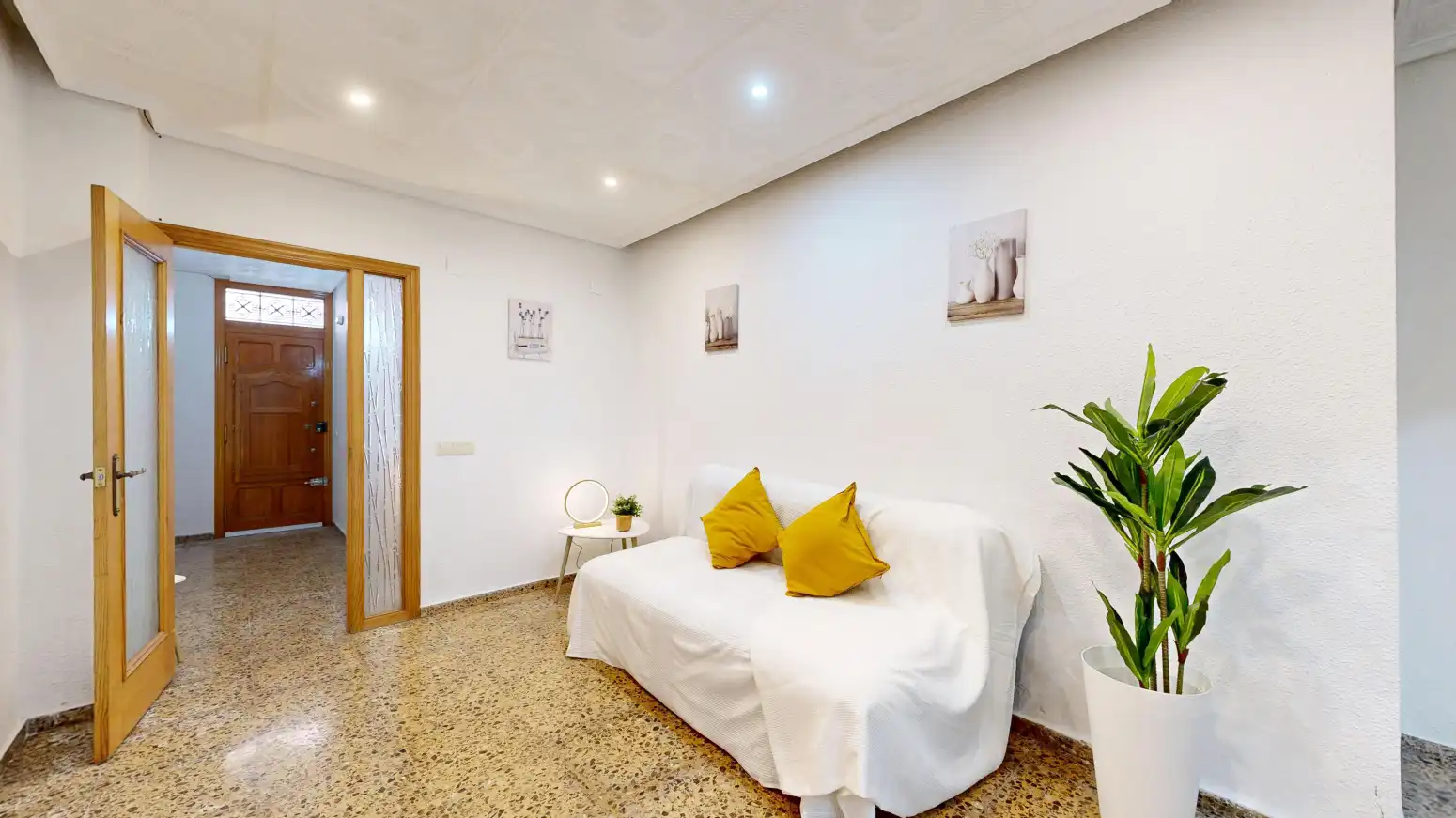 Sala de estar de Piso en venta en Riba-roja de Túria con Terraza