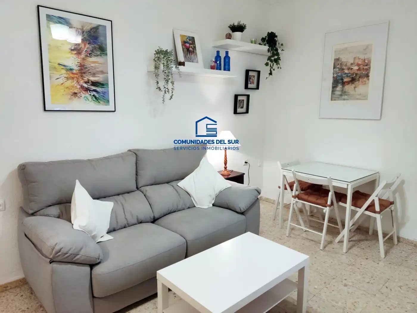 Wohnzimmer von Wohnungen zur Miete in Cádiz mit Klimaanlage und Möbliert