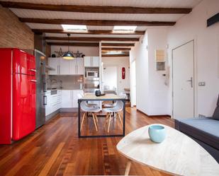 Kitchen of Attic to rent in  Barcelona Capital  with Air Conditioner and Terrace