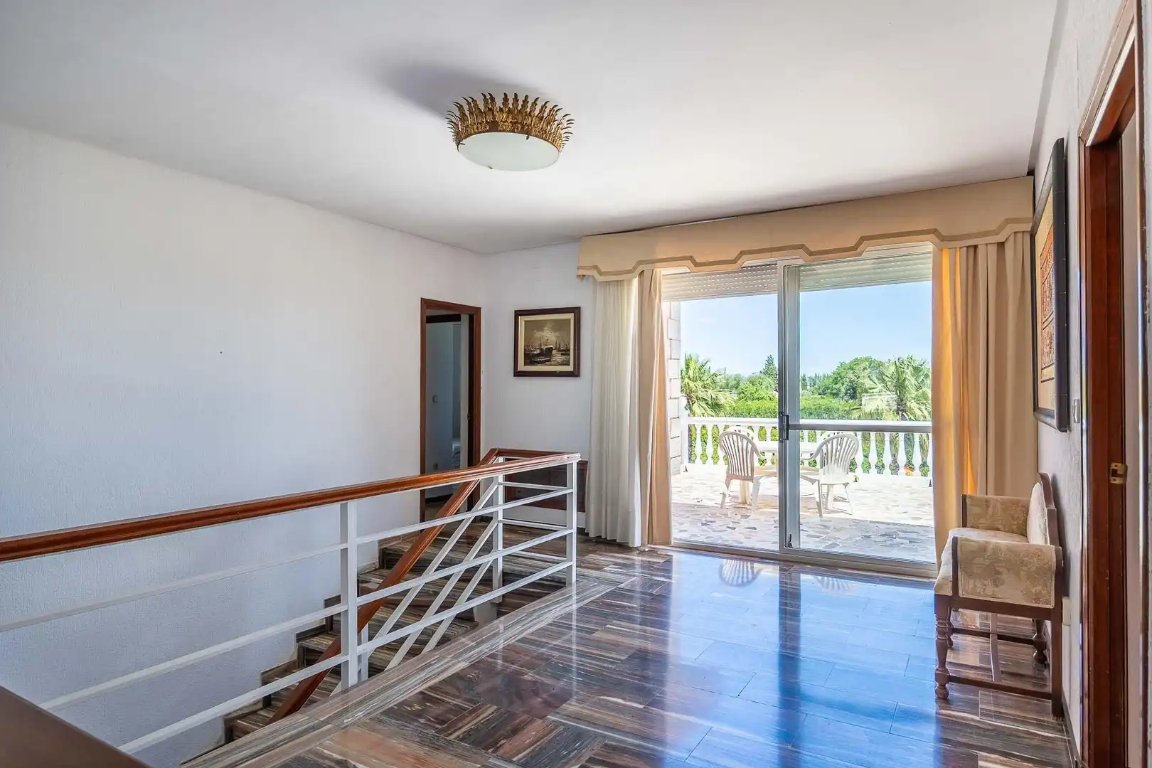 Finca rústica en venta en Sanlúcar la Mayor con Calefacción, Jardín privado y Terraza