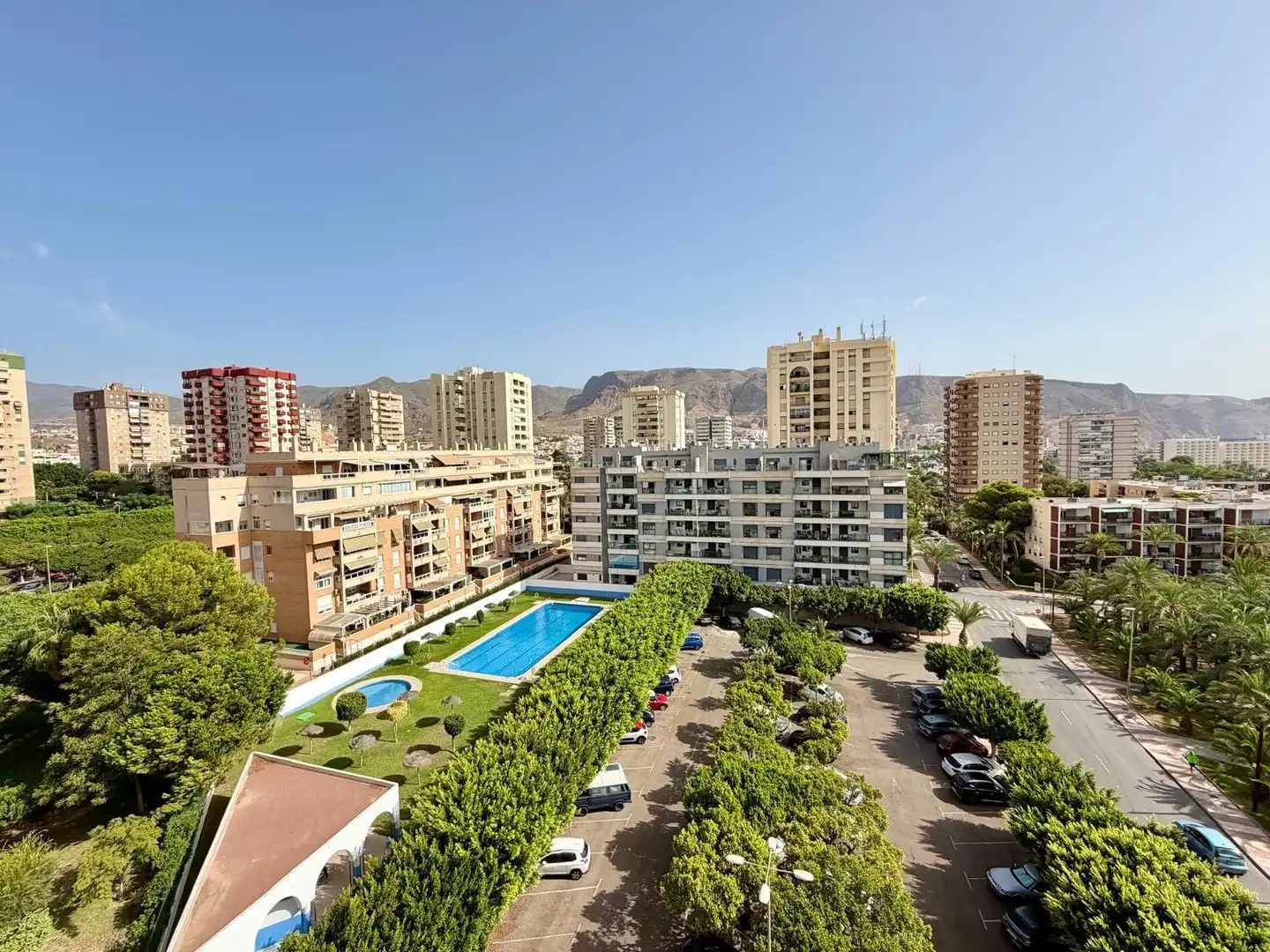 Exterior view of Flat for rent in Roquetas de Mar  with Air Conditioner, Heating and Terrace