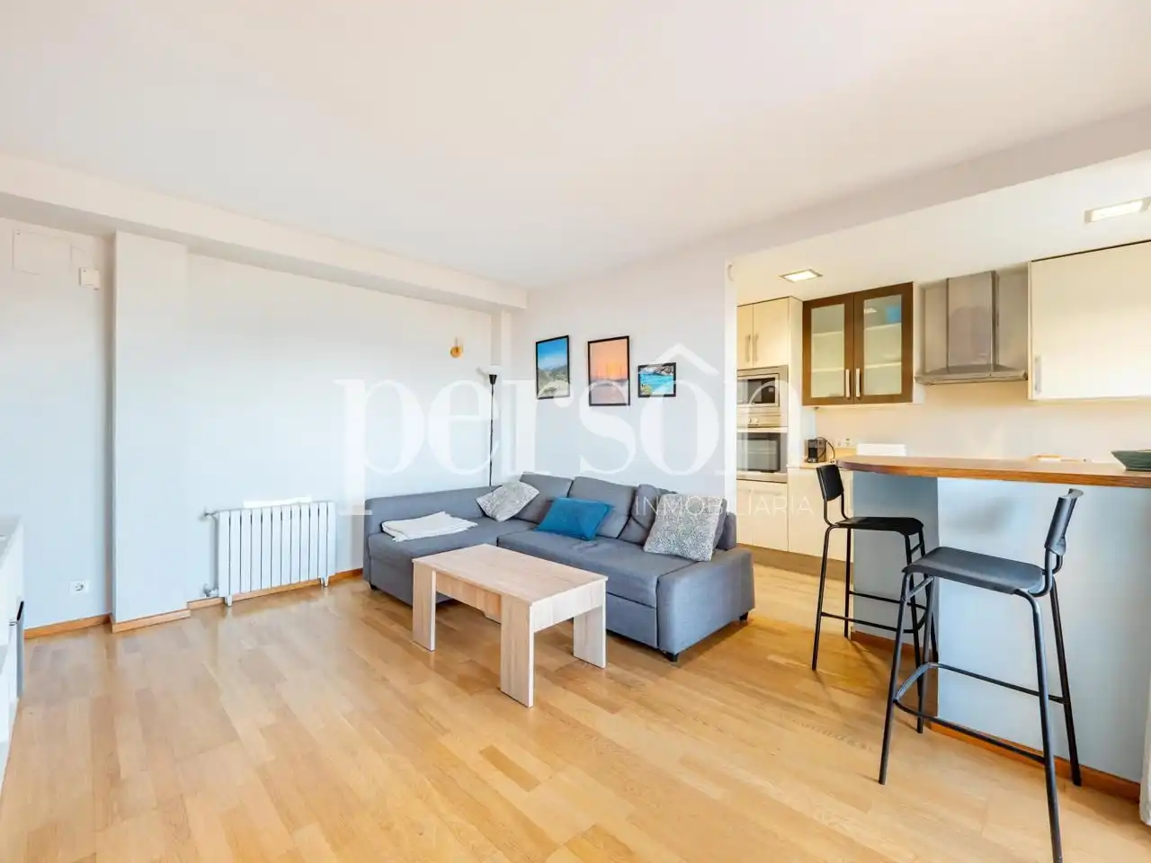 Living room of Flat for sale in Alboraya  with Air Conditioner, Heating and Parquet flooring