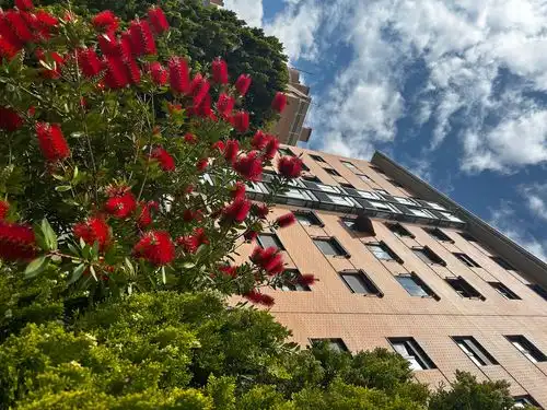 Vista exterior de Planta baixa de lloguer en  Madrid Capital amb Aire condicionat, Calefacció i Jardí privat
