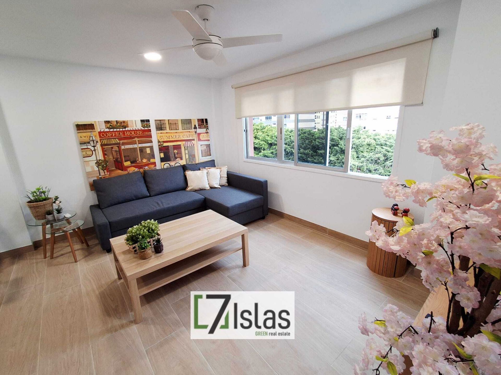 Living room of Flat for rent in  Santa Cruz de Tenerife Capital  with Furnished, Washing machine and Balcony
