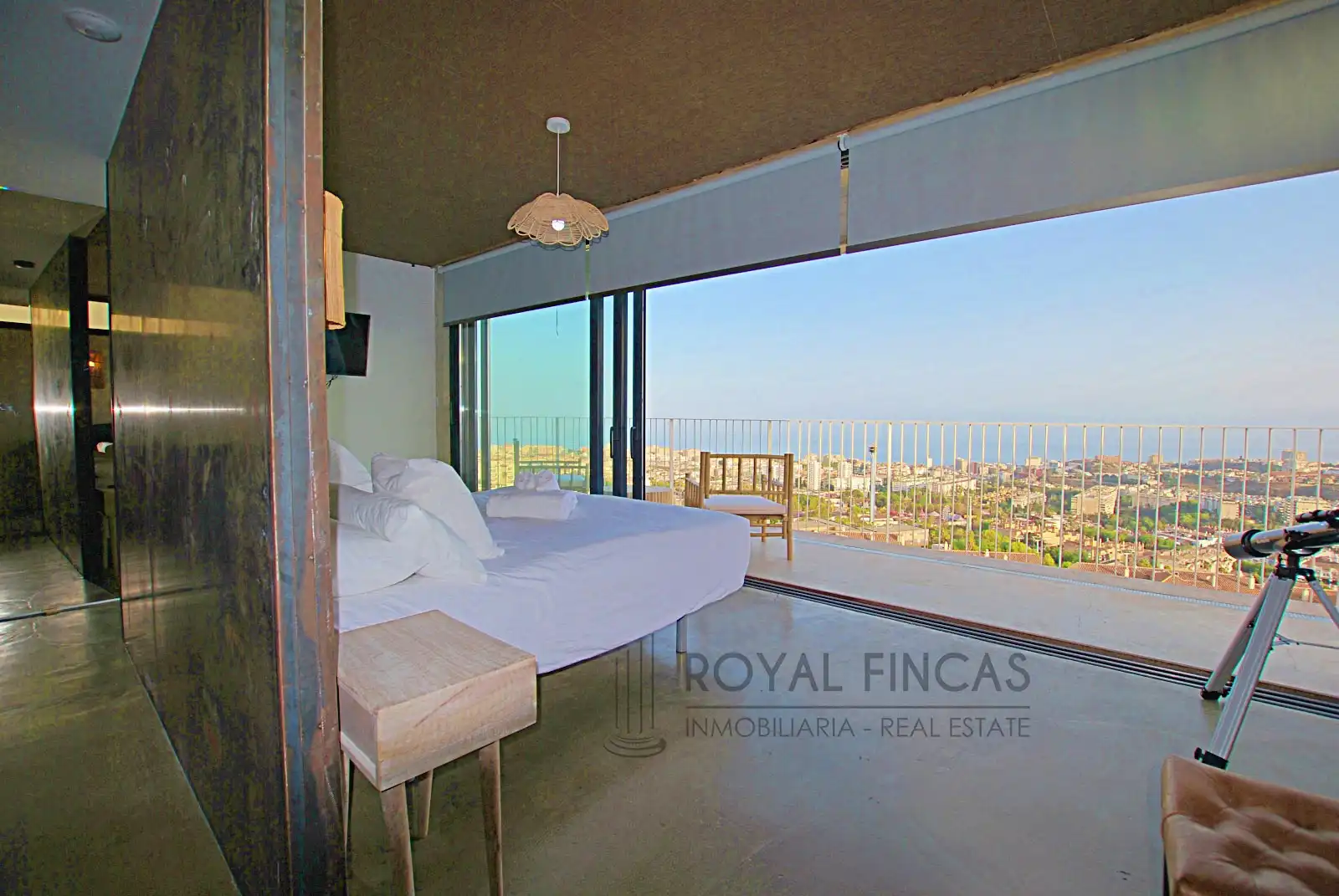 Bedroom of Detached homes for sale in Benalmádena  with Air Conditioner, Terrace and Swimming Pool