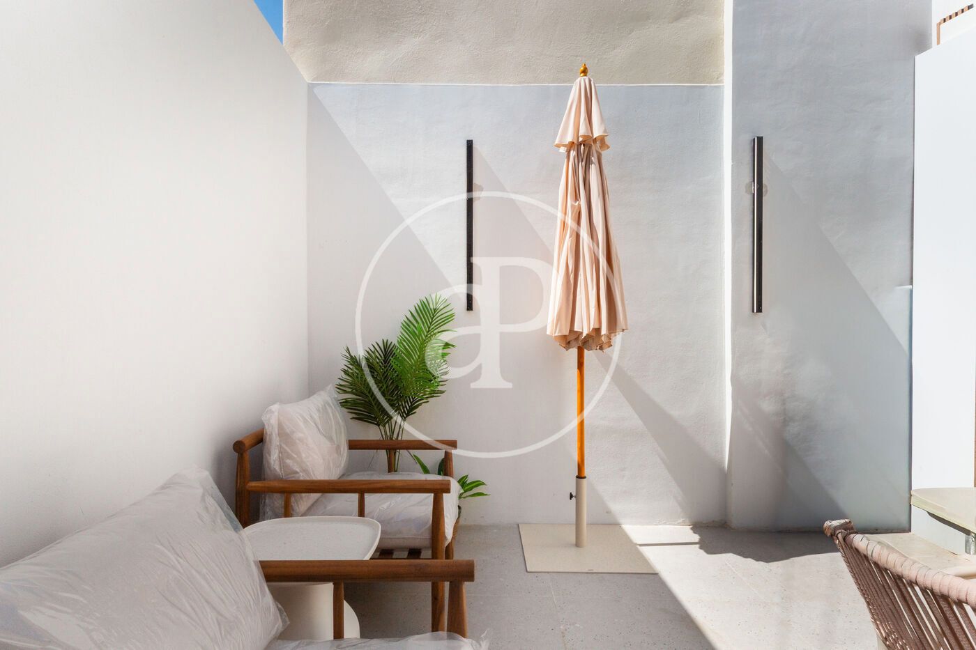 Terraza de Ático en venta en  Valencia Capital con Aire acondicionado, Calefacción y Terraza