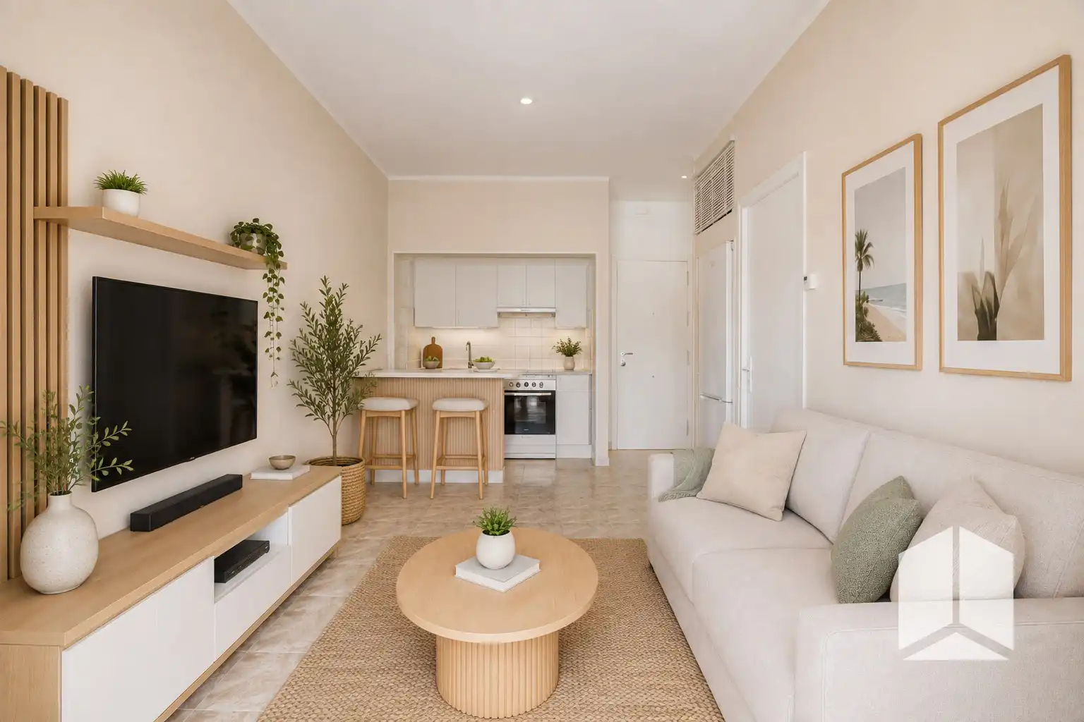 Living room of Attic for sale in Castelldefels  with Heating, Swimming Pool and Balcony