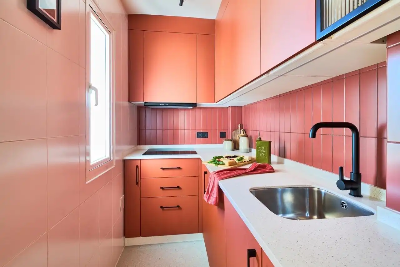 Cocina de Apartamento de alquiler en Fuengirola con Aire acondicionado, Terraza y Amueblado