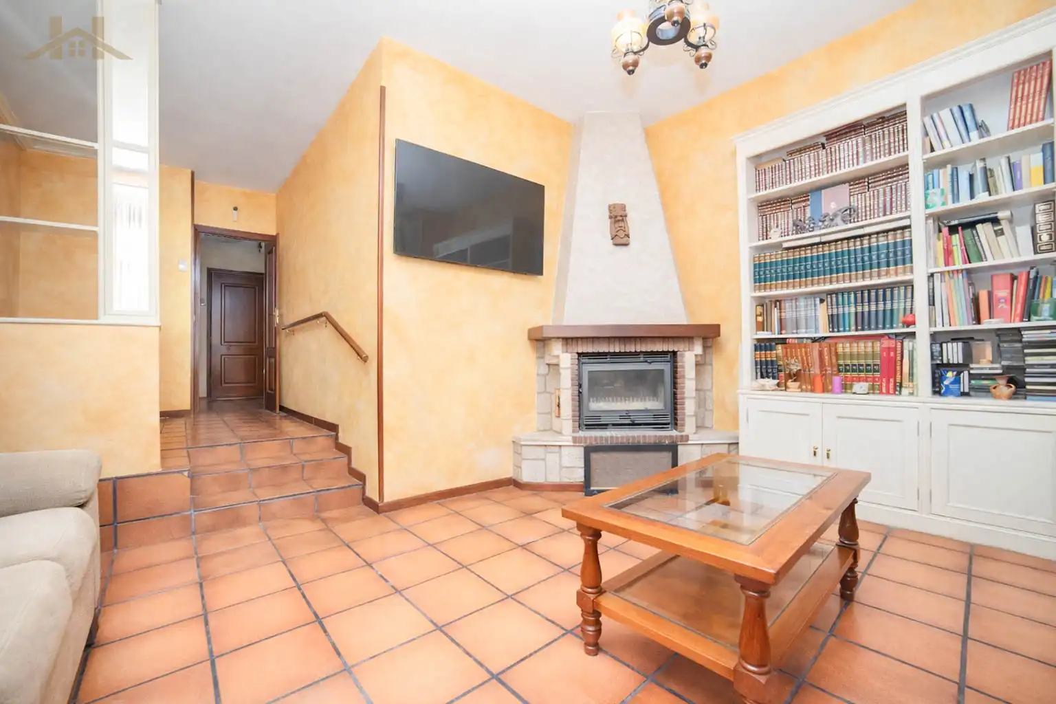 Sala d'estar de Casa adosada en venda en Valdemoro