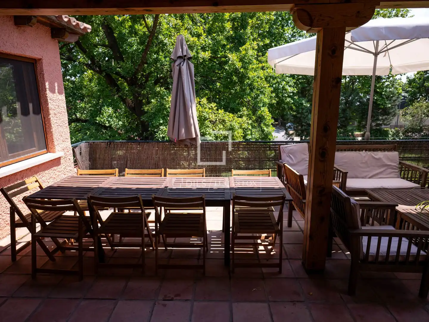 Terrace of Houses for rent in Madrid  with Air Conditioner, Heating and Private garden