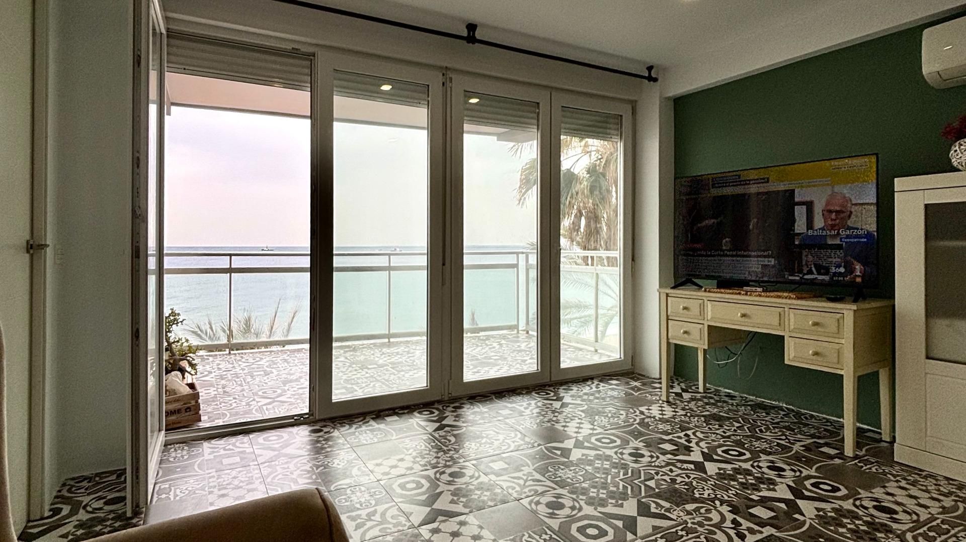 Sala de estar de Piso en venta en  Almería Capital con Aire acondicionado y Terraza