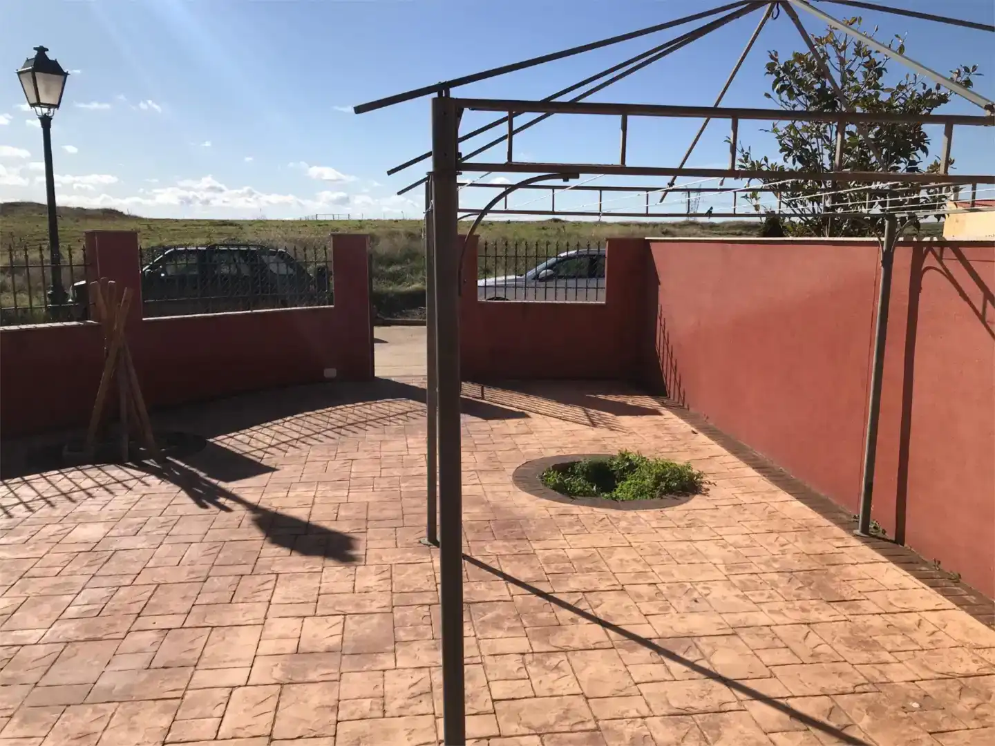 Terraza de Casa o chalet en venta en Tribaldos con Aire acondicionado, Jardín privado y Piscina