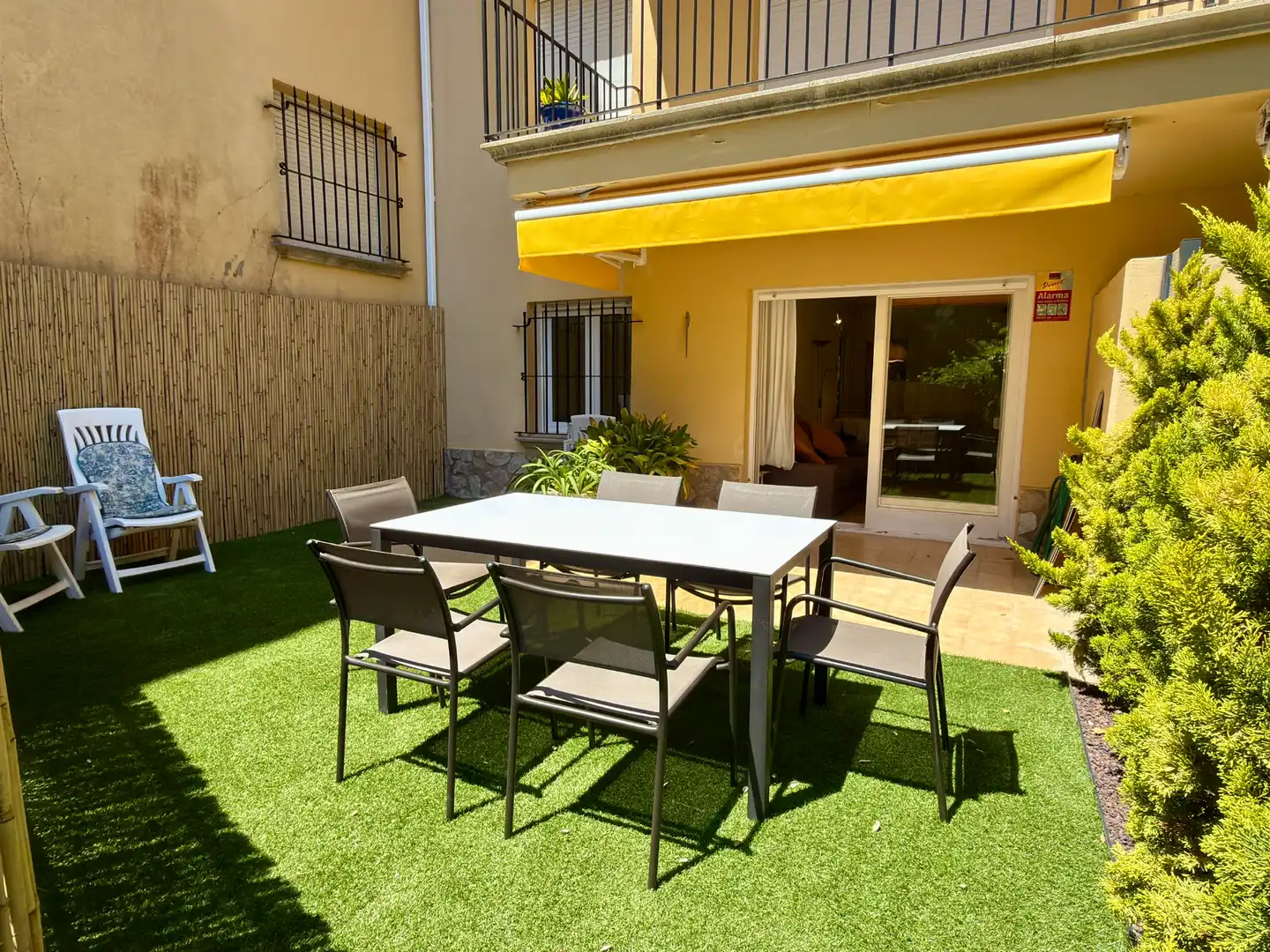 Terrasse von Wohnungen zur Miete in Palafrugell mit Heizung, Privatgarten und Möbliert