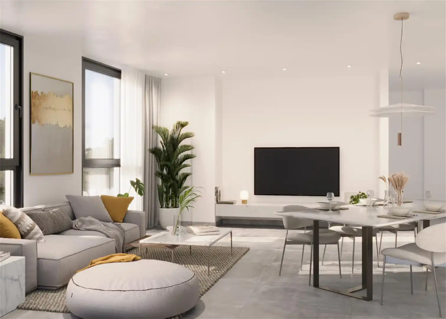 Sala de estar de Dúplex en venta en Almería con Aire acondicionado, Calefacción y Horno