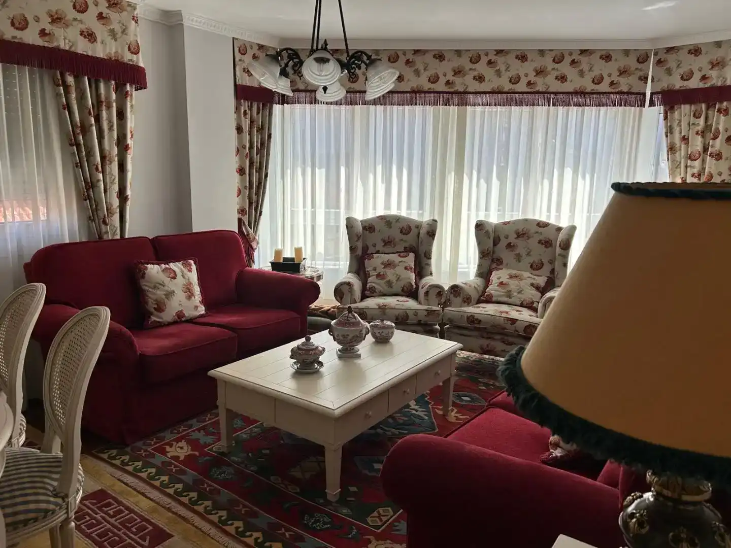 Wohnzimmer von Wohnung zum Verkauf in Curtis mit Balkon