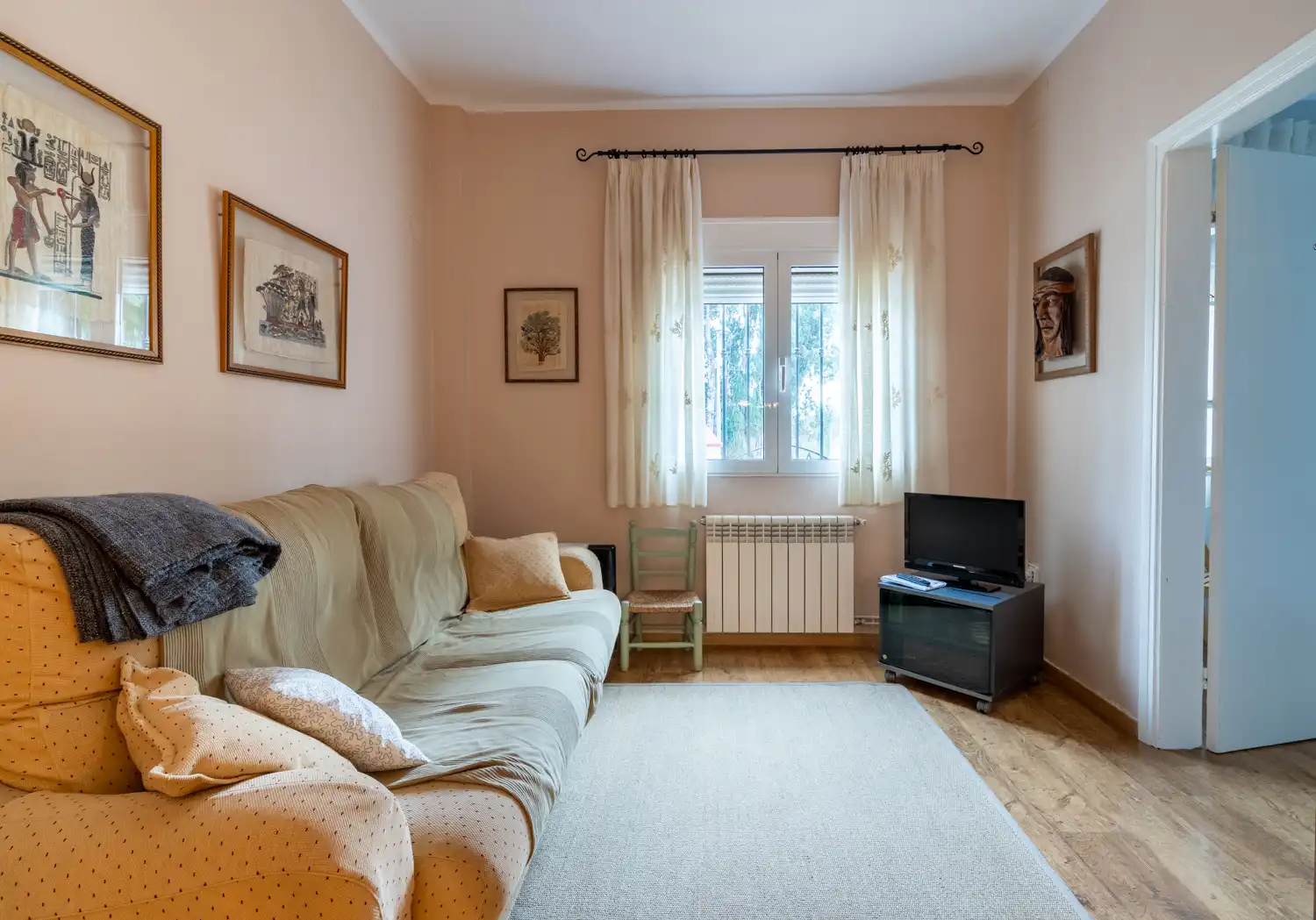 Sala de estar de Casa o chalet en venta en Santa Bàrbara con Calefacción, Jardín privado y Terraza