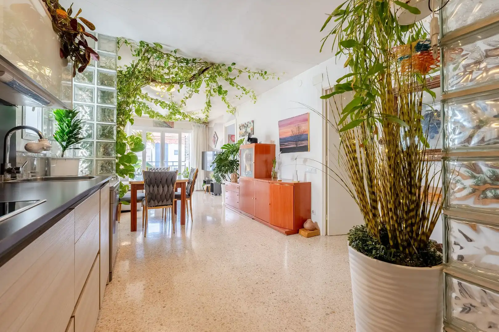 Living room of Flat for sale in Calafell  with Air Conditioner, Heating and Terrace