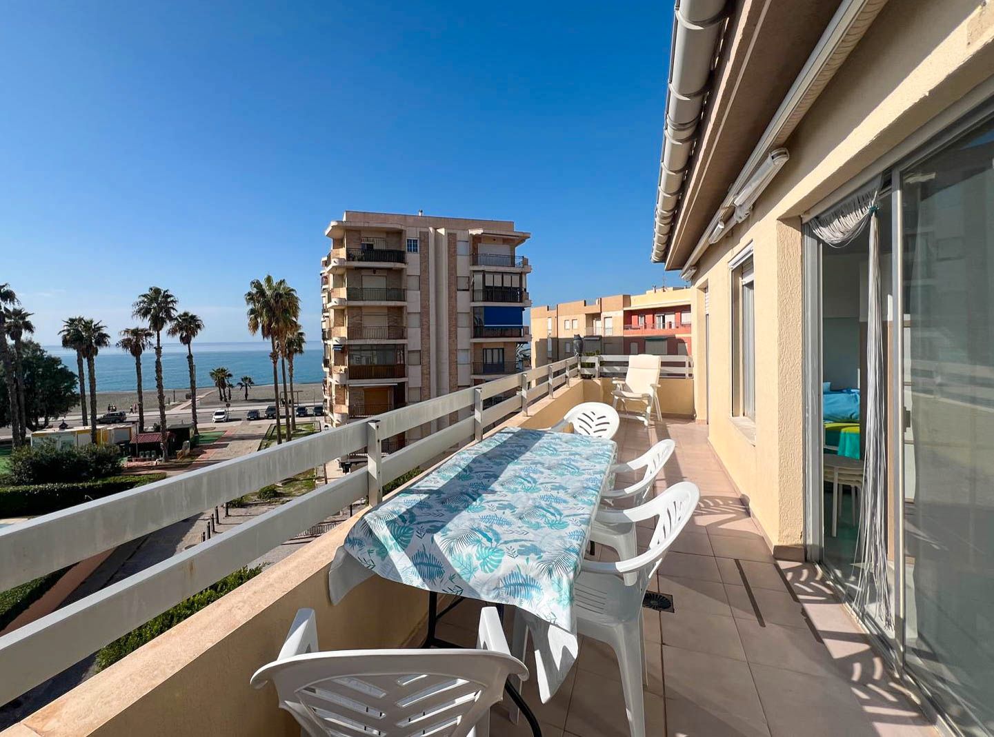 Terrace of Apartment to rent in Salobreña  with Swimming Pool and Furnished