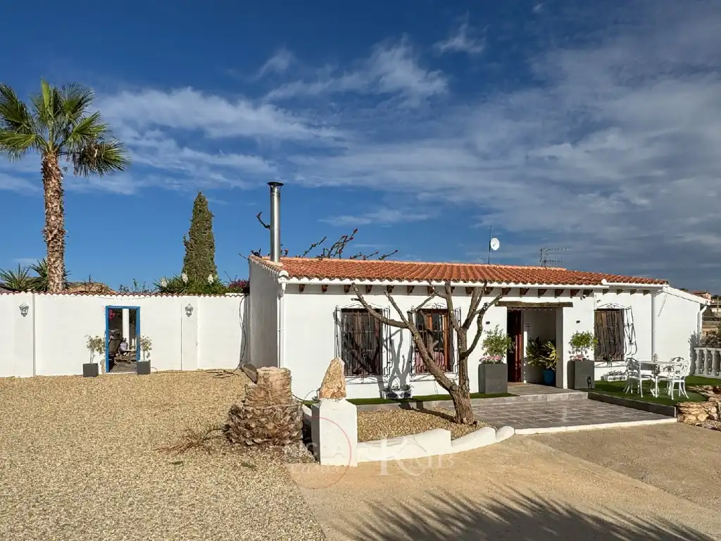 Vista exterior de Casa o xalet en venda en Antas amb Aire condicionat, Jardí privat i Terrassa