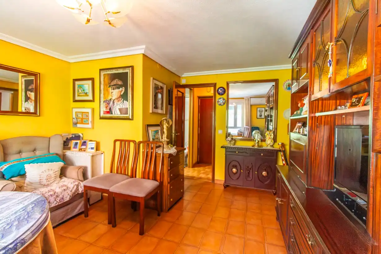 Living room of Flat for sale in Madrid  with Air Conditioner, Heating and Furnished