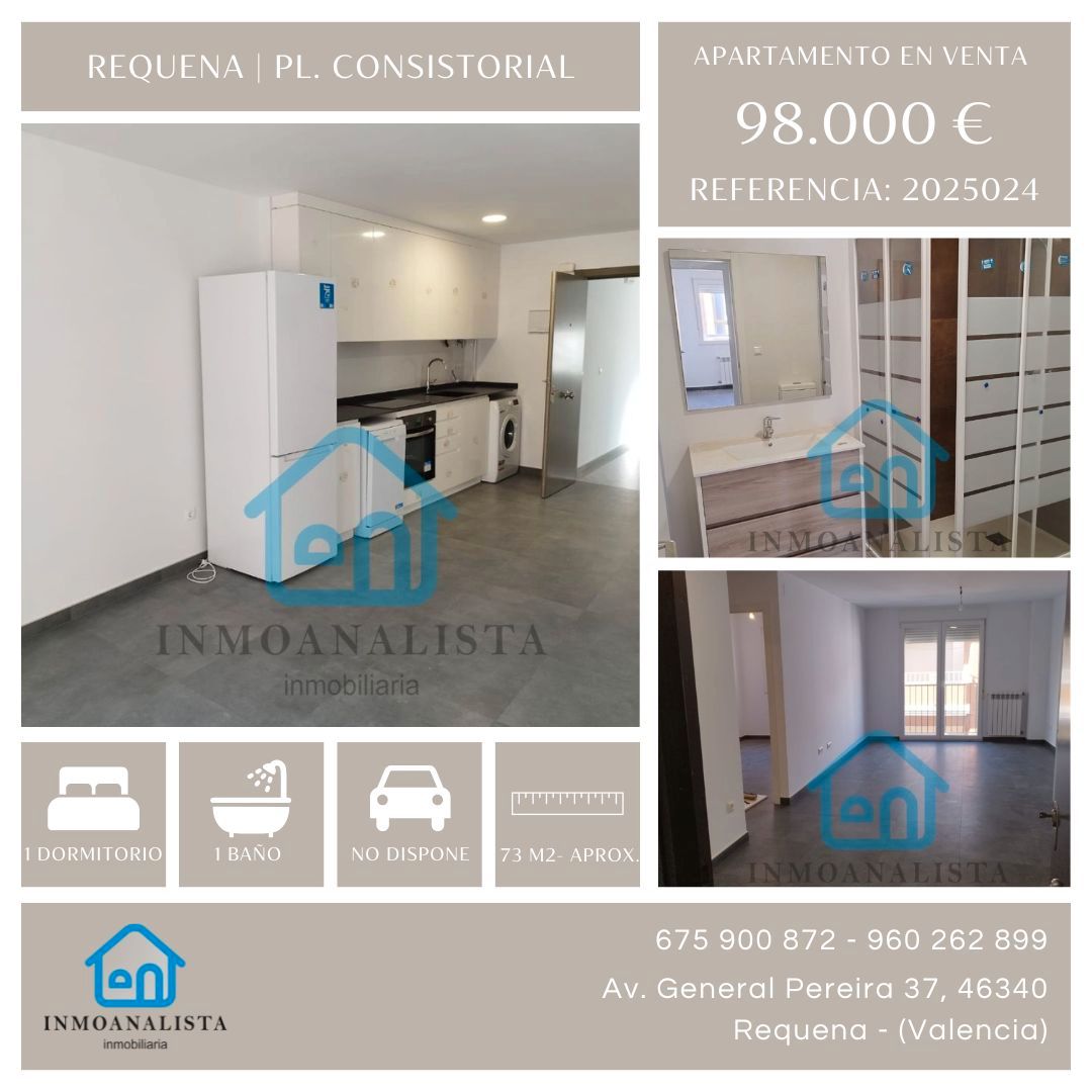 Cuina de Pis en venda en Requena amb Calefacció, Forn i Rentadora