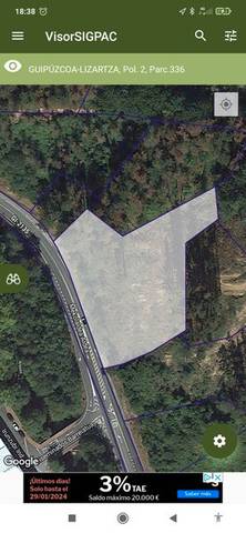 Terreno en Venta en Irunzubi Industrialdea en Lizartza