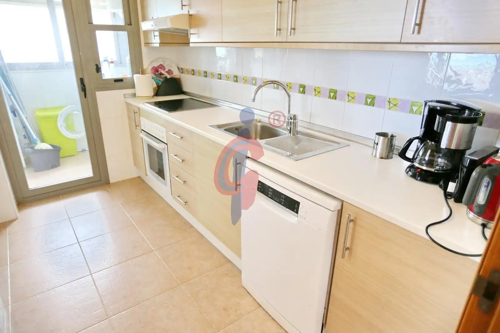 Cocina de Apartamento en venta en Guardamar del Segura con Aire acondicionado, Calefacción y Terraza
