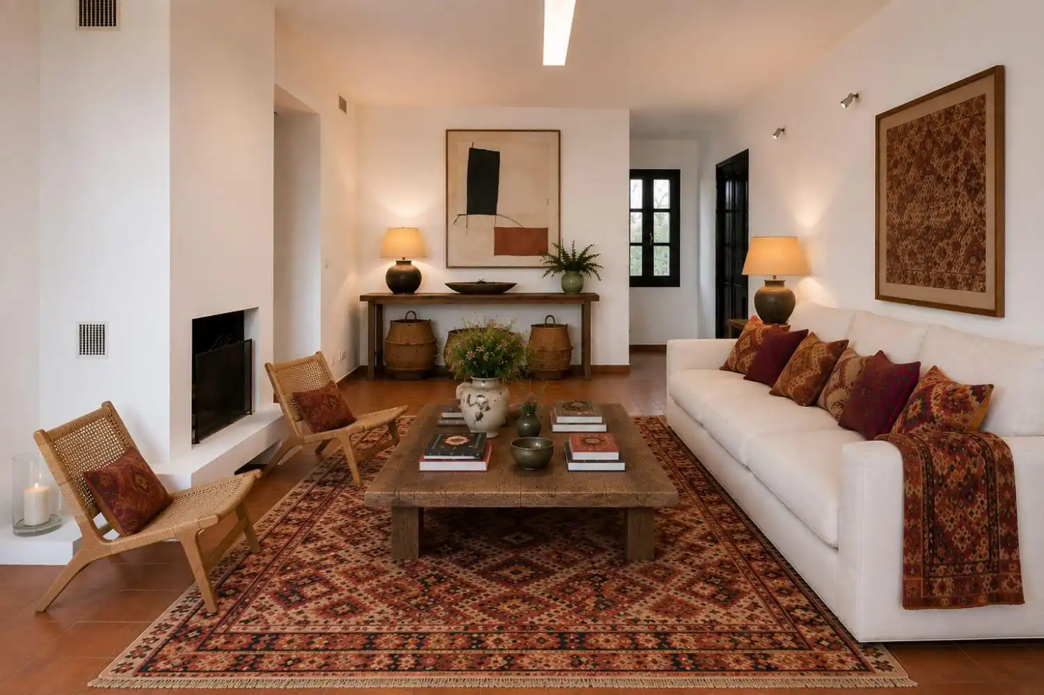 Sala d'estar de Pis en venda en Marbella amb Calefacció i Terrassa