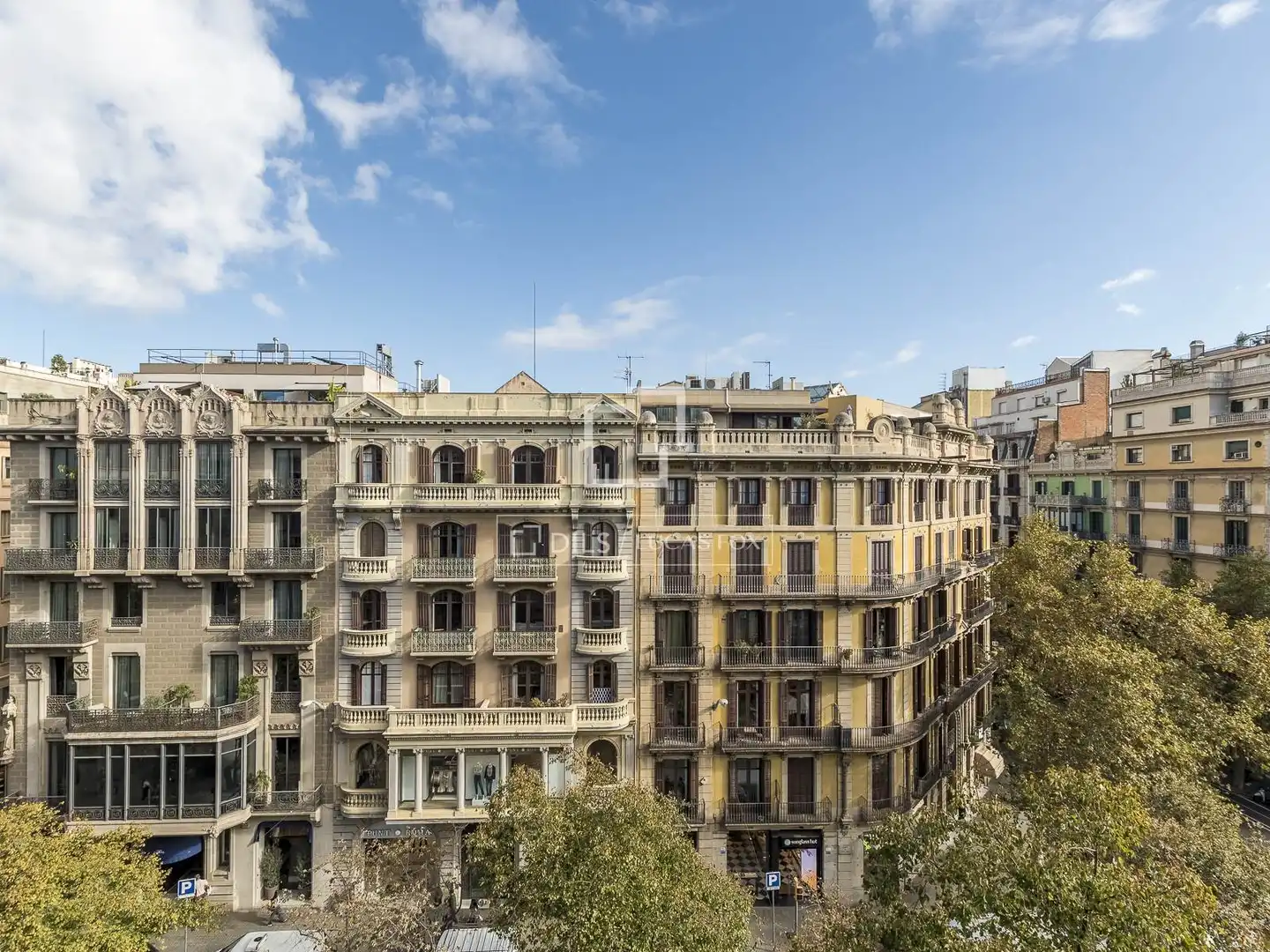 Exterior view of Flat for sale in Barcelona  with Air Conditioner, Heating and Parquet flooring