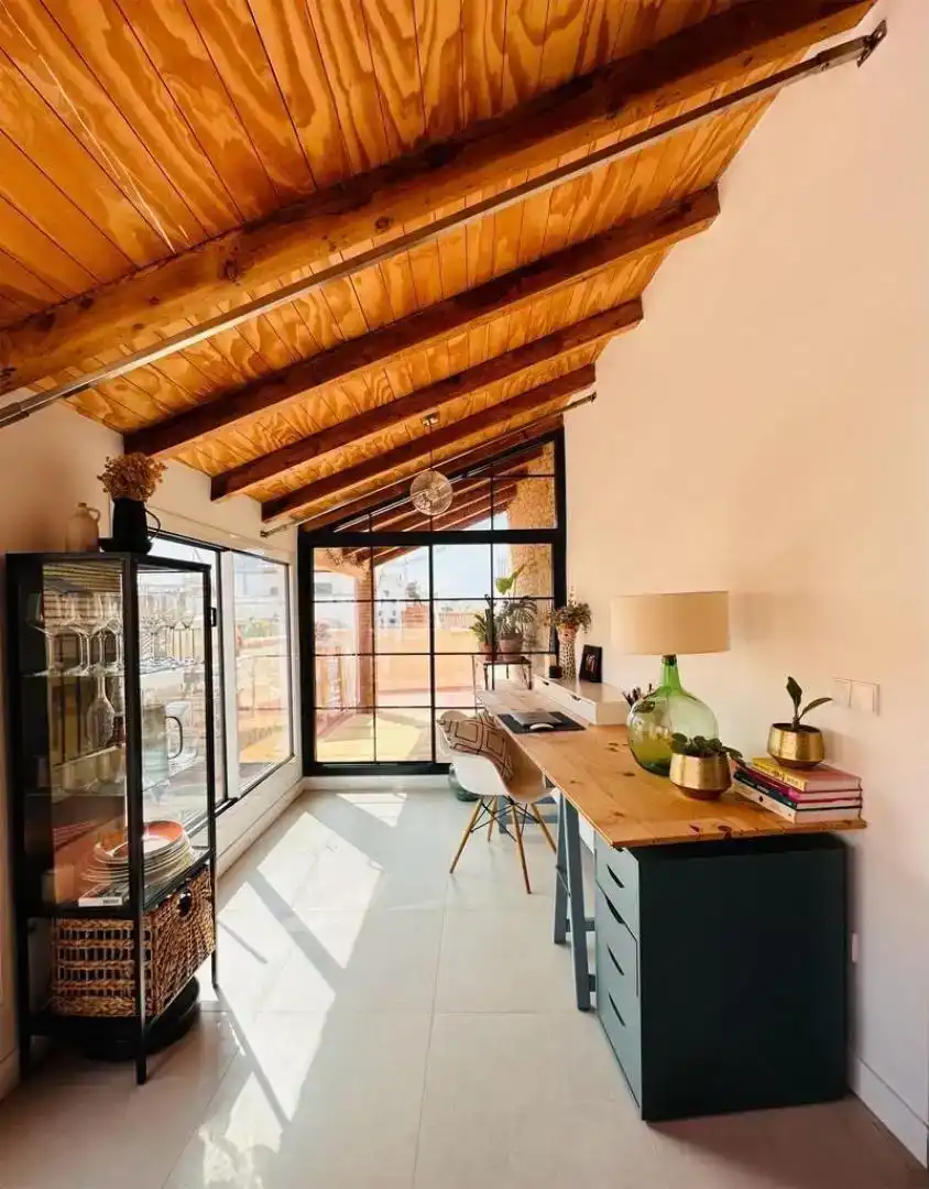 Terraza de Ático de alquiler en Málaga con Aire acondicionado y Amueblado