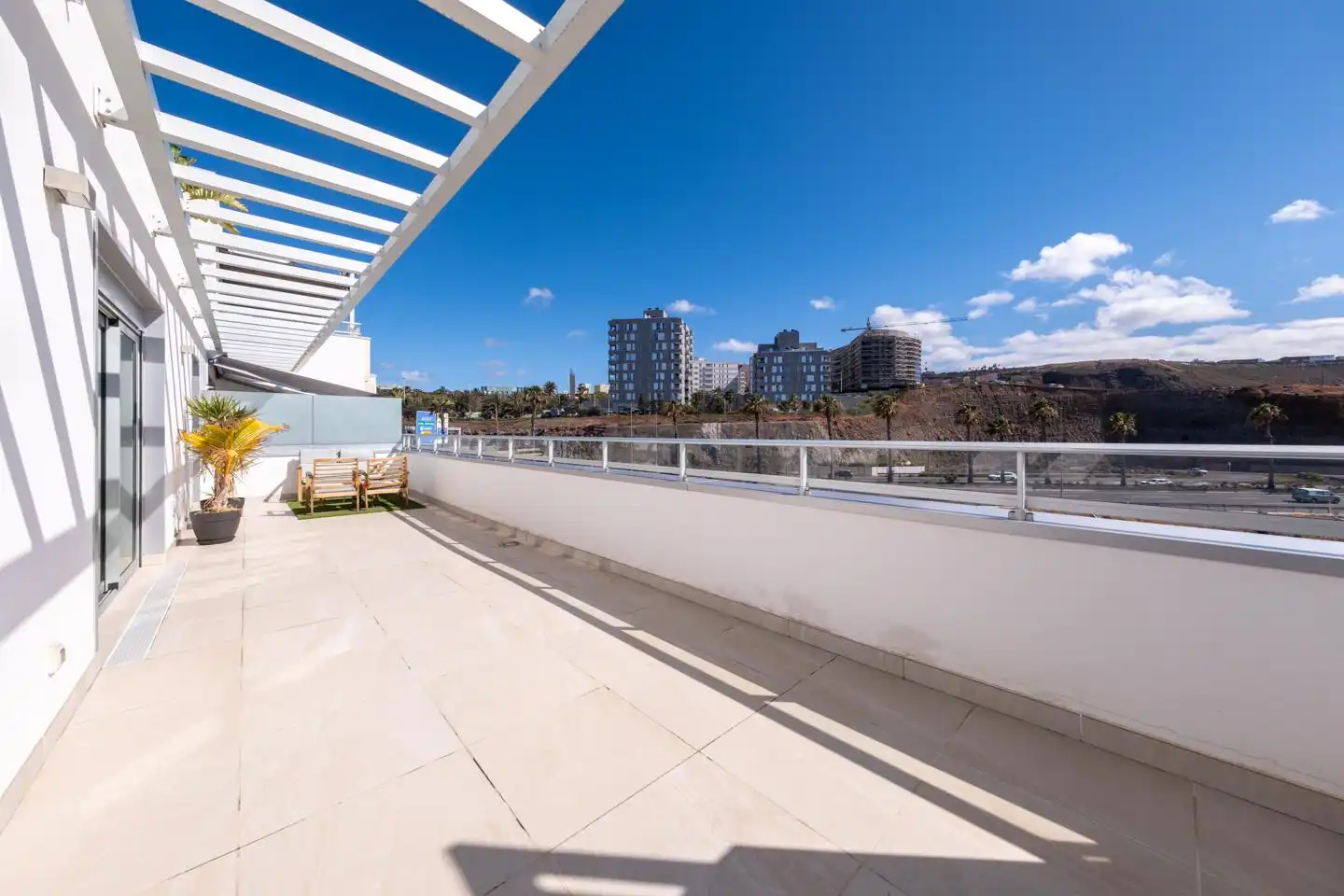 Terraza de Ático de alquiler en Las Palmas de Gran Canaria