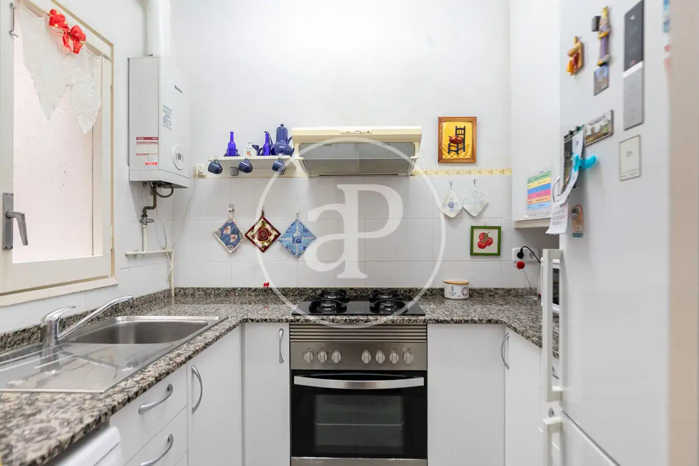 Kitchen of Flat for sale in Barcelona  with Heating and Balcony