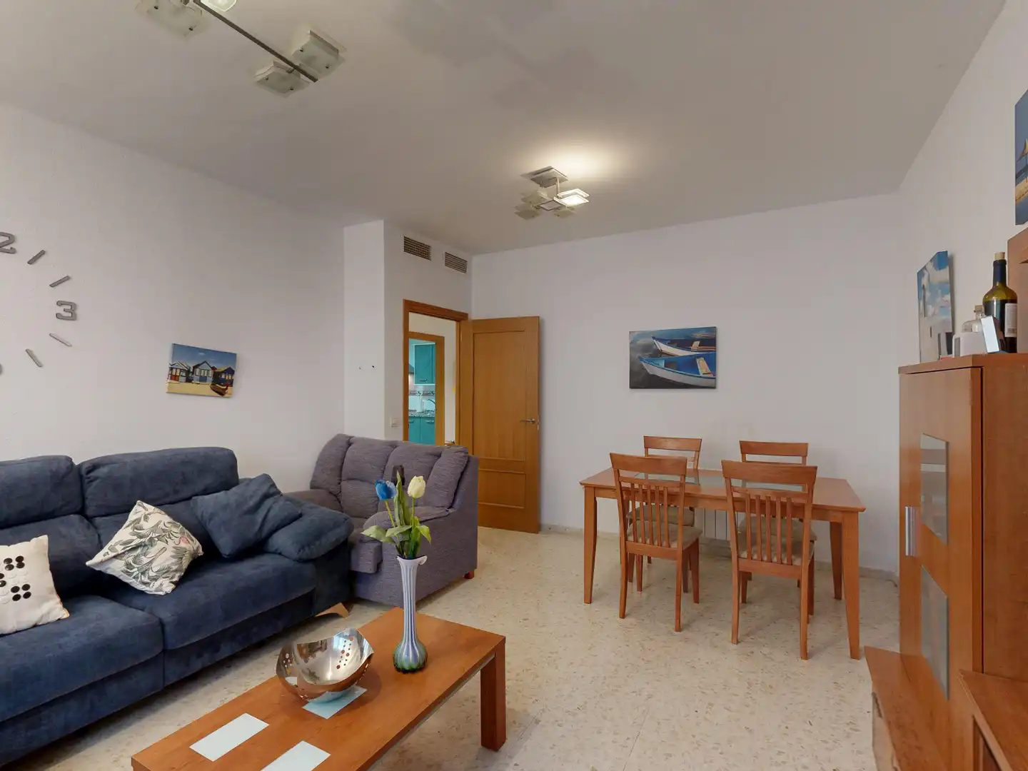 Wohnzimmer von Wohnung zum Verkauf in Mérida mit Balkon