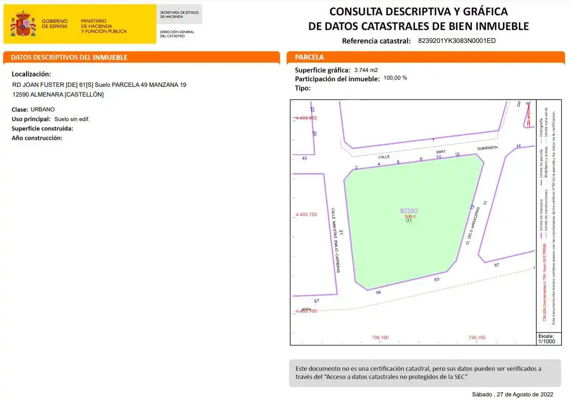 Terreny residencial en venda a Ronda de Joan Fuster 47, imagen 3
