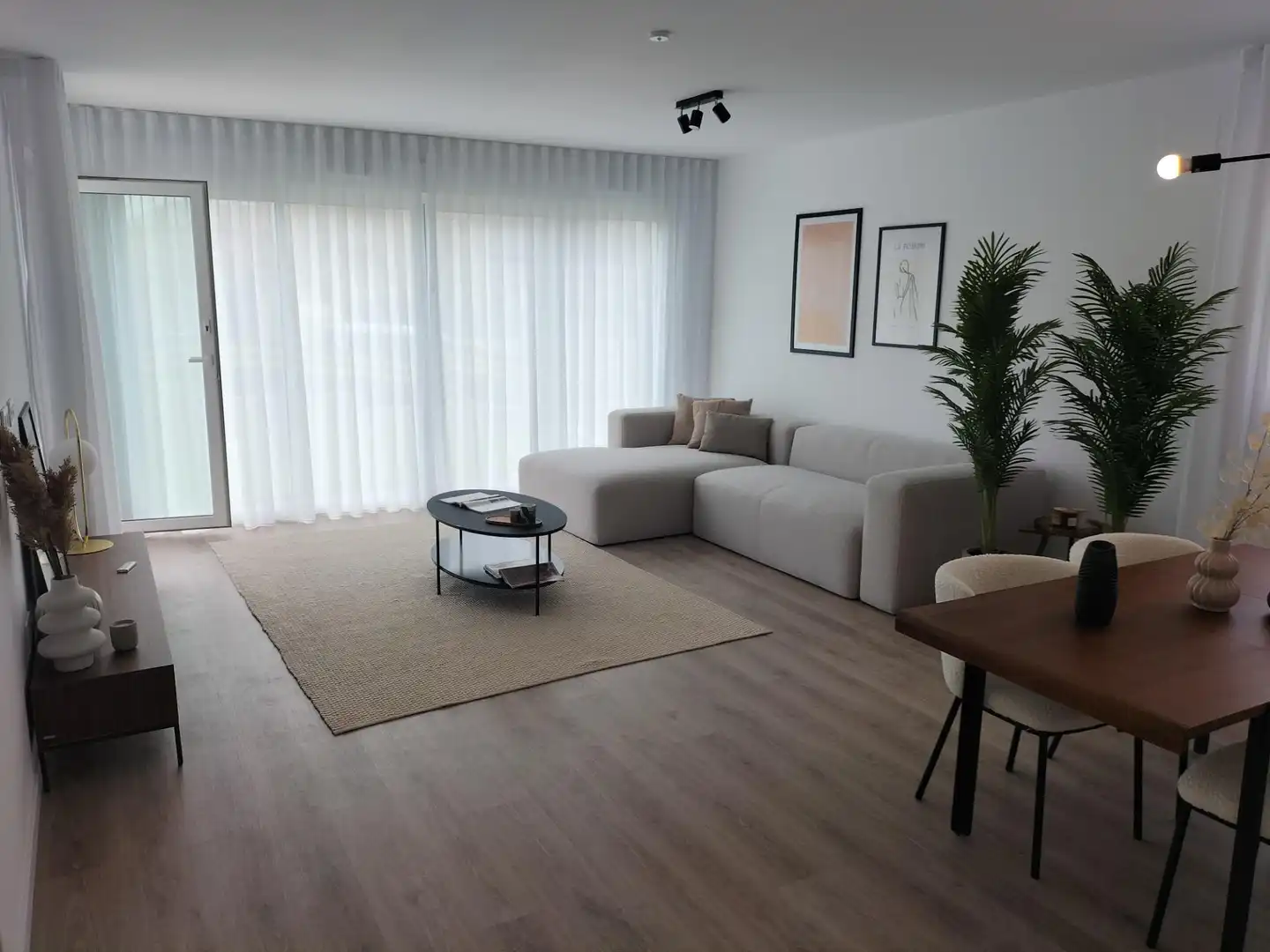 Sala de estar de Apartamento en venta en Santa Pola con Aire acondicionado, Calefacción y Jardín privado