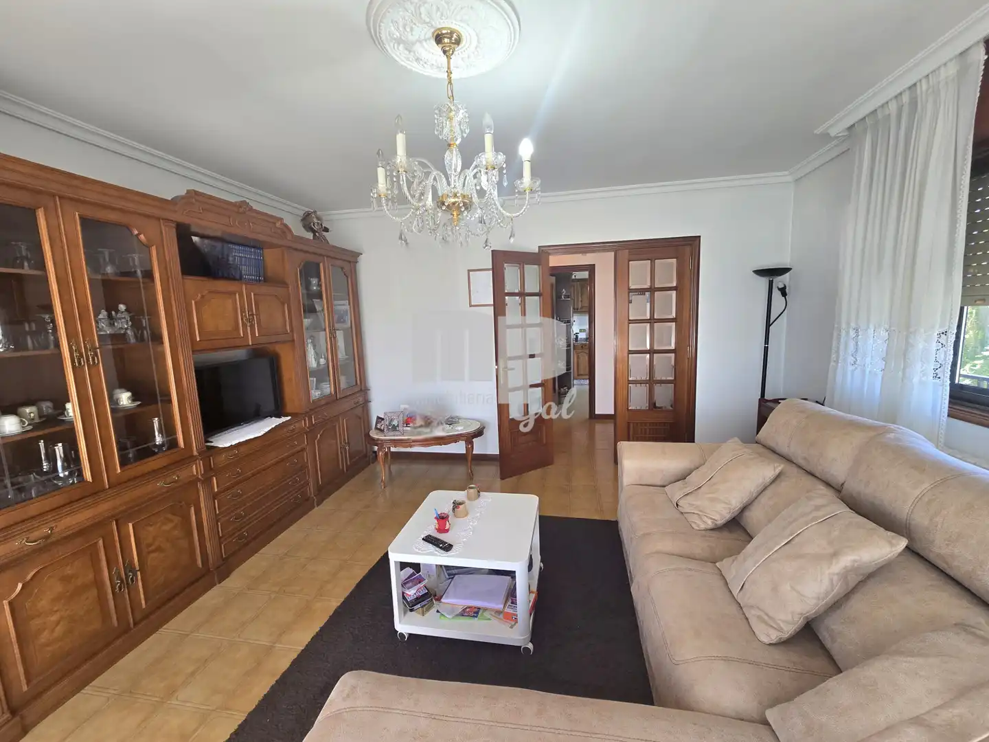 Sala de estar de Casa o chalet en venta en Mos con Jardín privado y Terraza
