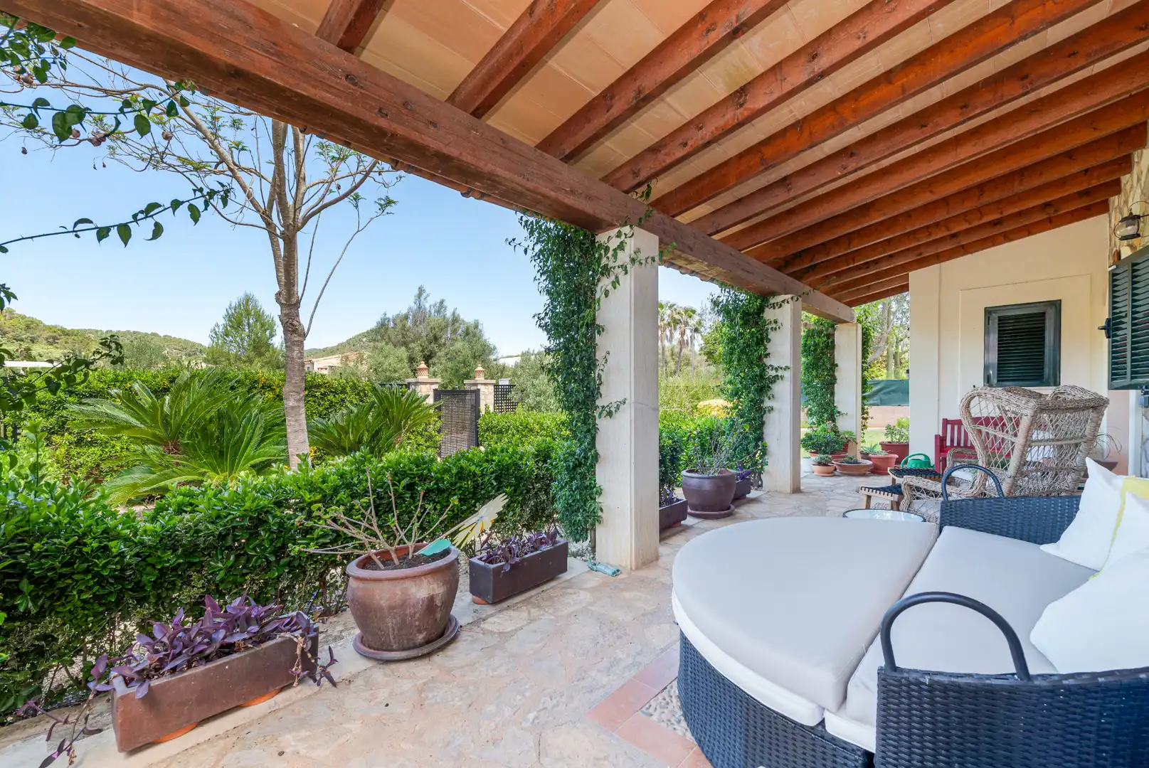Terraza de Casa o chalet en venta en Pollença con Aire acondicionado, Calefacción y Jardín privado
