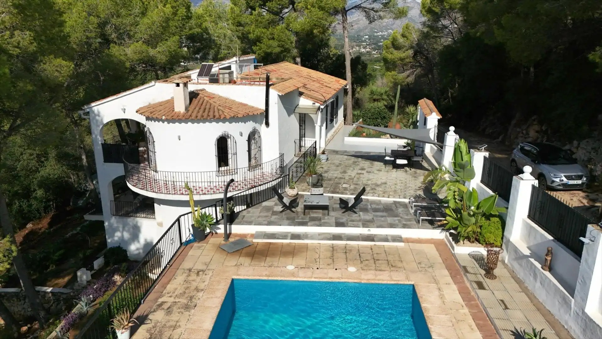 Vista exterior de Casa o chalet en venta en Gandia con Jardín privado, Terraza y Piscina