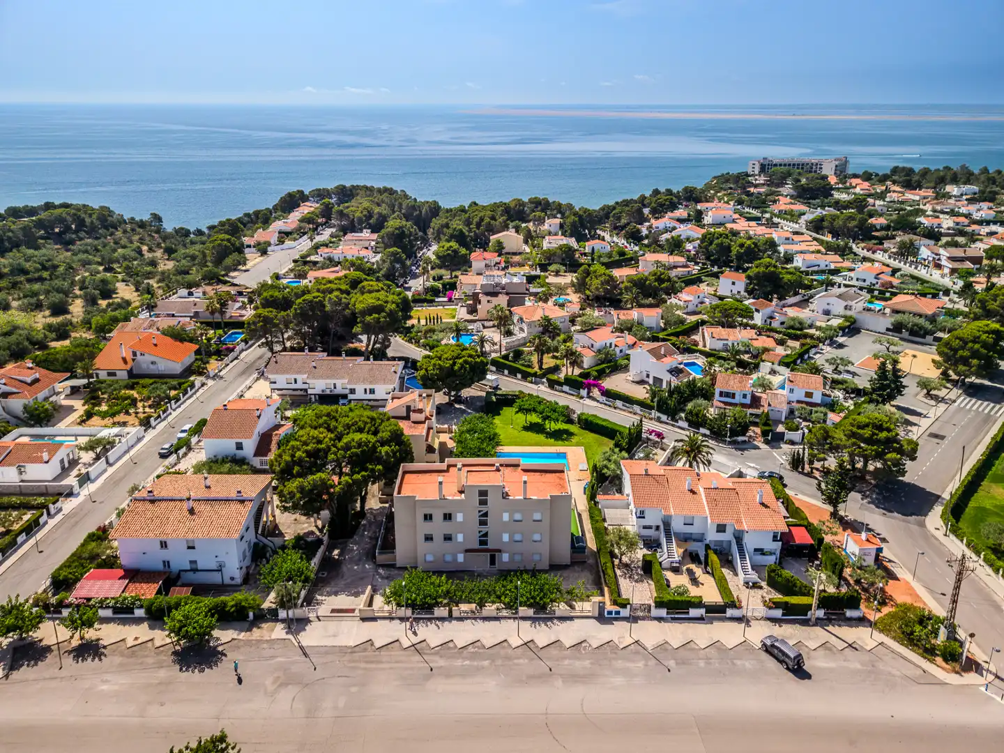 Vista exterior de Piso en venta en L'Ampolla con Aire acondicionado, Calefacción y Jardín privado