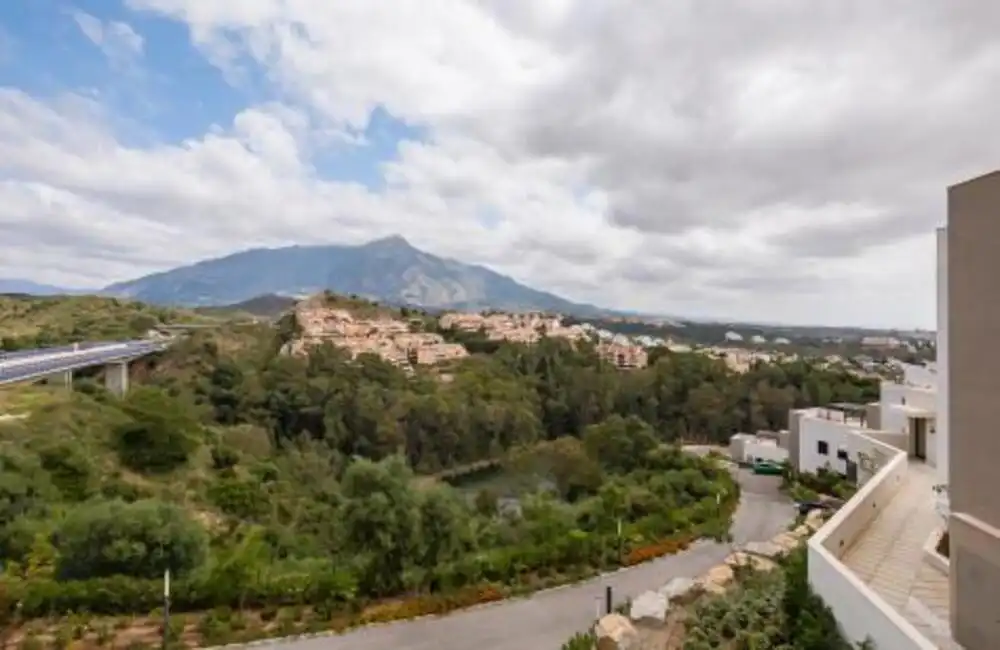 Exterior view of Attic for rent in Marbella  with Air Conditioner, Terrace and Swimming Pool
