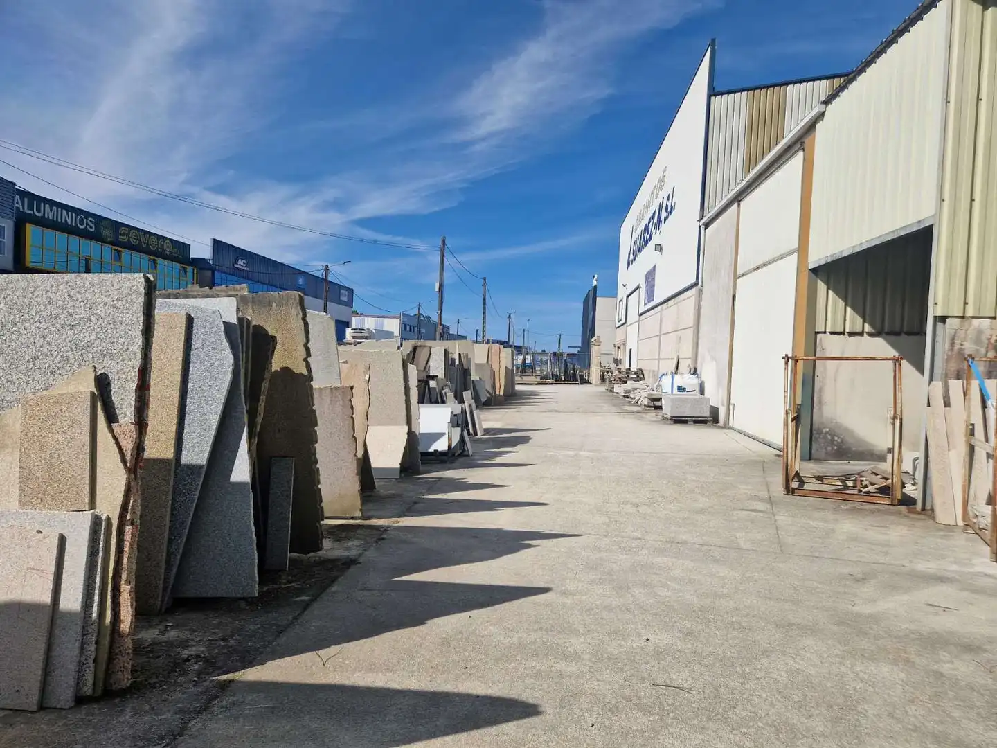 Exterior view of Industrial buildings for rent in Noia