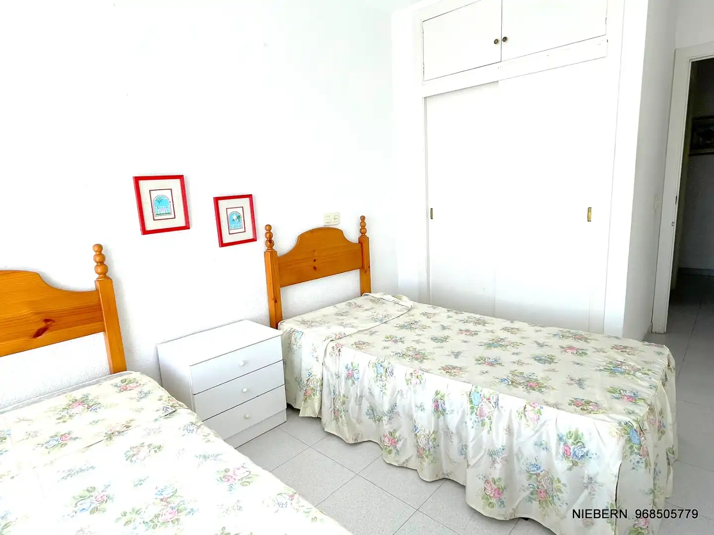 Schlafzimmer von Wohnung zum Verkauf in La Manga del Mar Menor mit Klimaanlage, Parkett und Terrasse