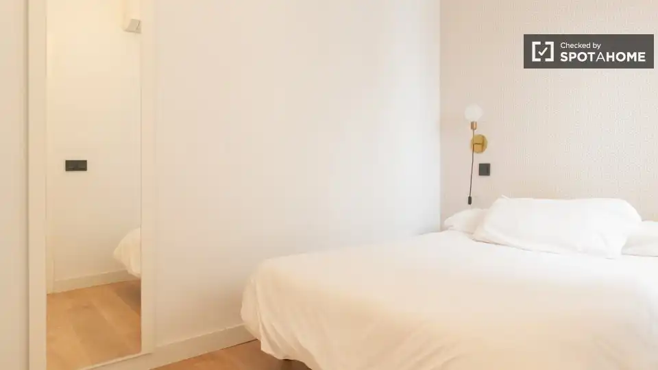 Habitación de Piso de alquiler en Madrid con Aire acondicionado, Calefacción y Amueblado