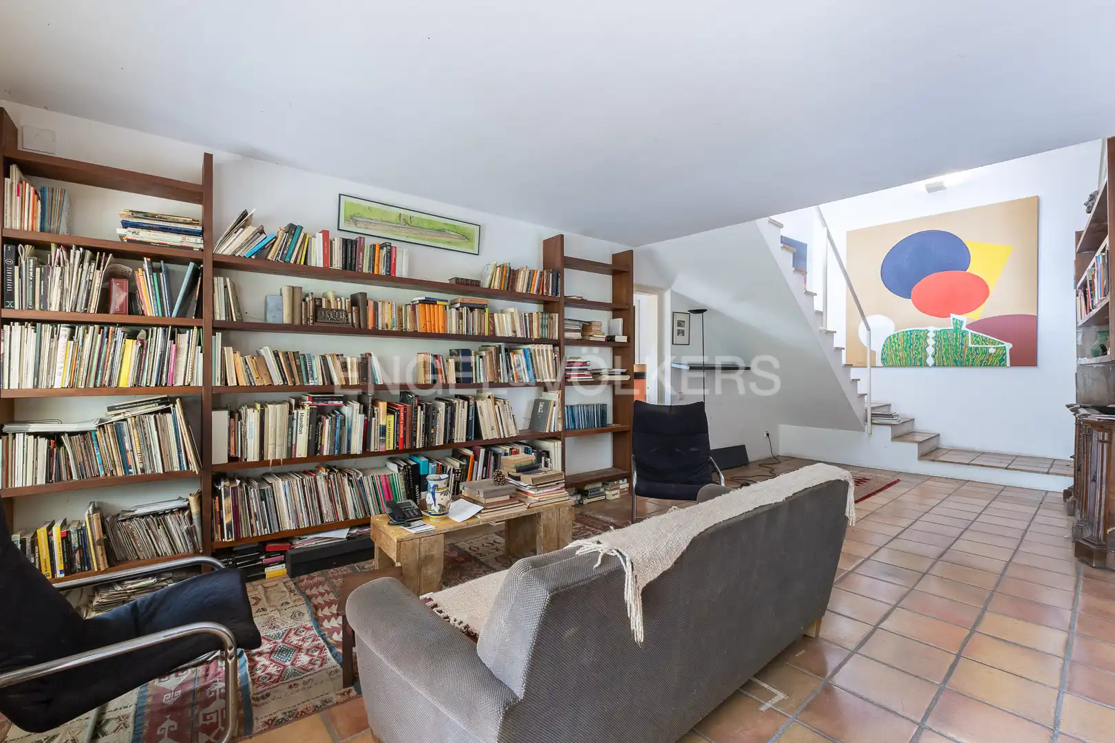Sala de estar de Casa o chalet en venta en Barcelona con Calefacción, Jardín privado y Terraza