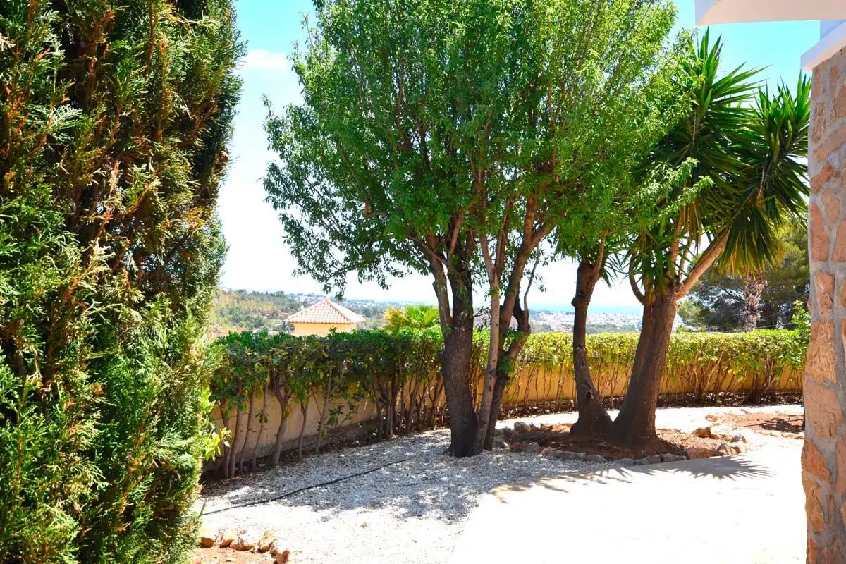 Jardín de Casa o chalet en venta en Calpe / Calp con Aire acondicionado, Jardín privado y Terraza
