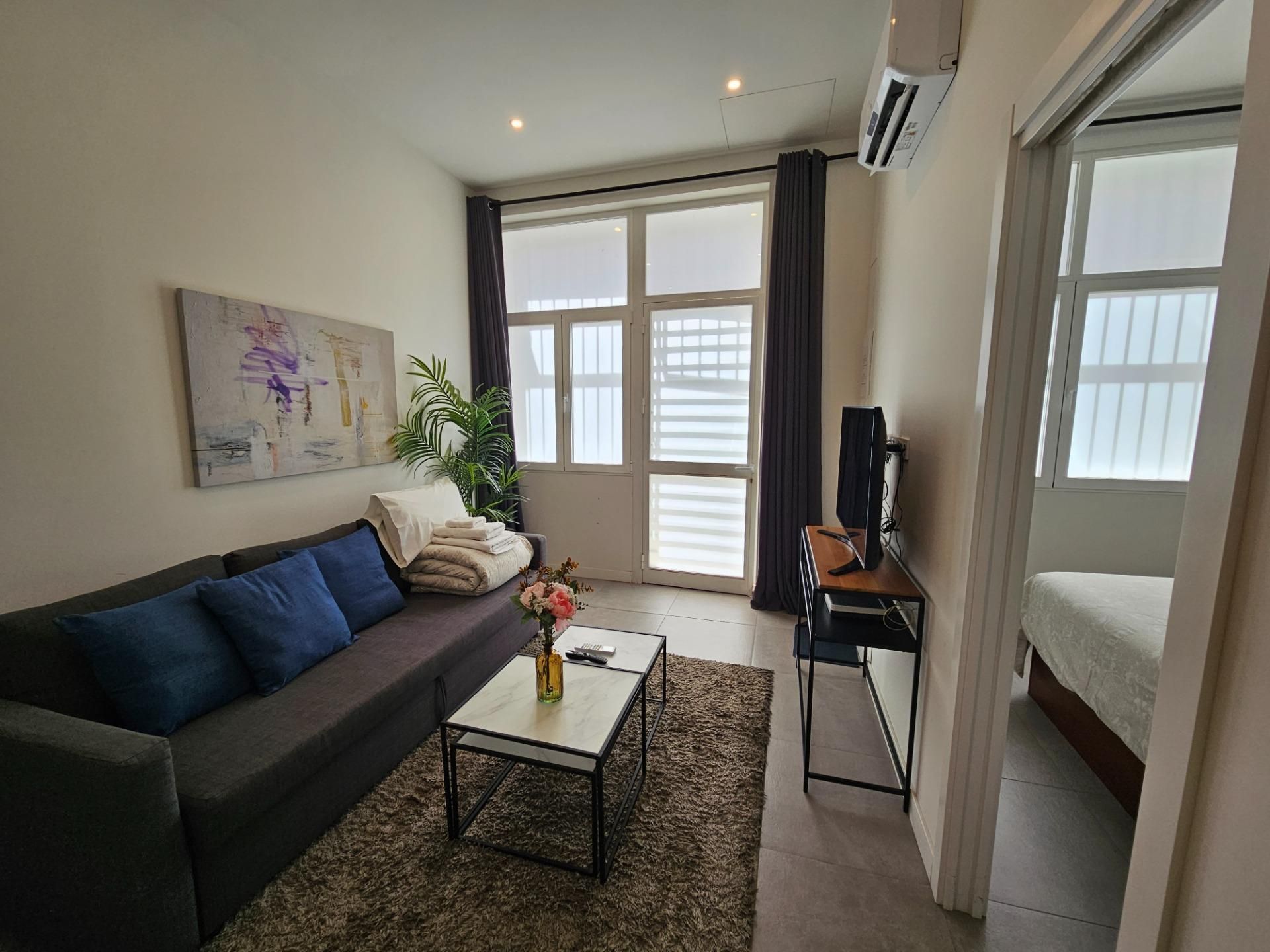 Sala de estar de Piso en venta en  Madrid Capital con Terraza