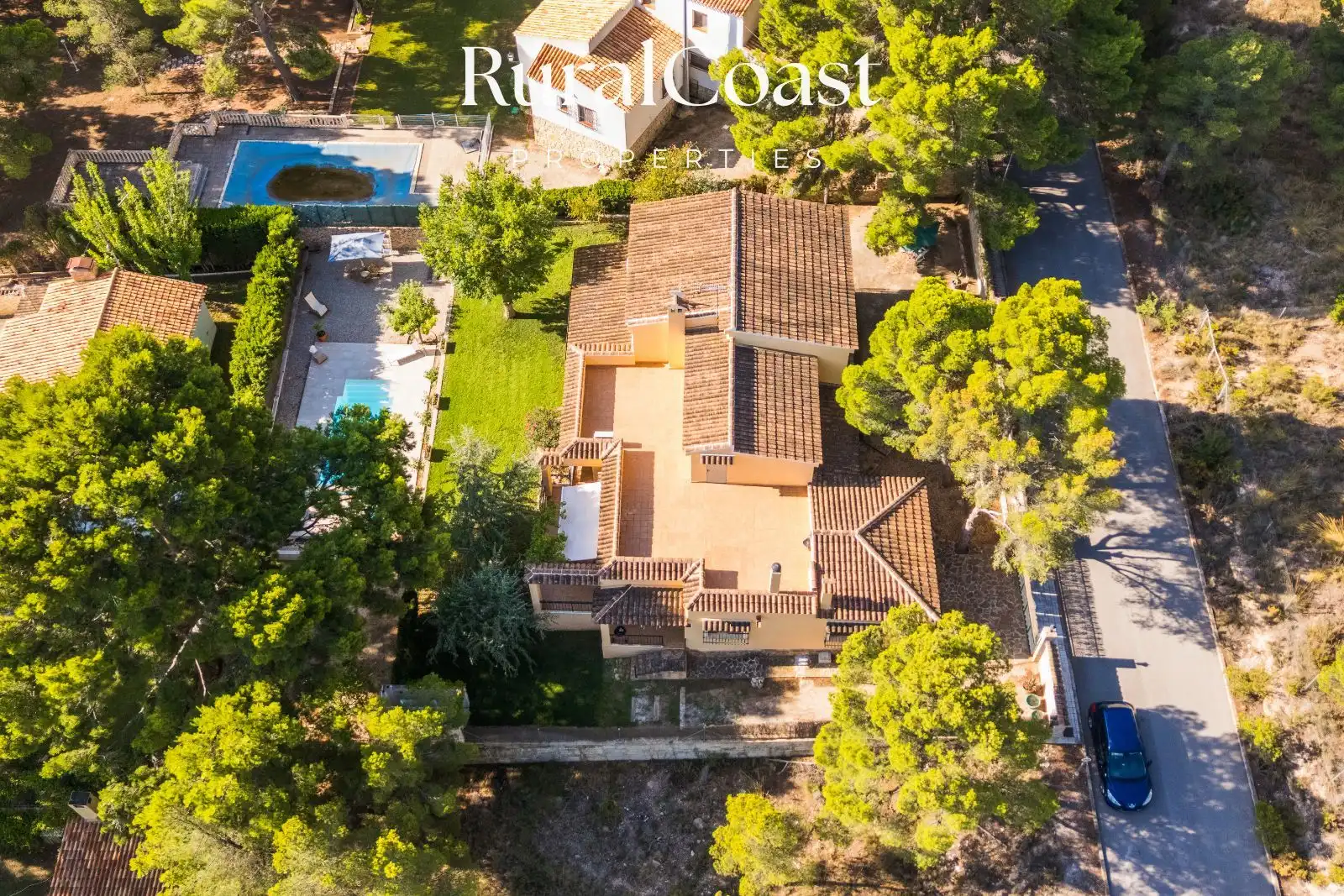 Vista exterior de Casa o chalet en venta en Tibi con Aire acondicionado, Calefacción y Jardín privado