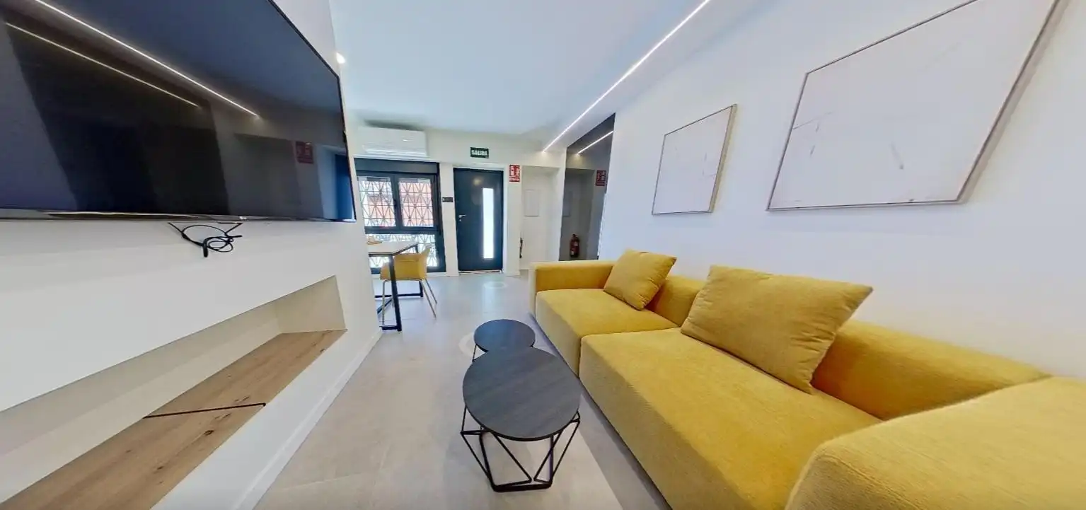 Sala de estar de Planta baja en venta en Bormujos con Aire acondicionado y Amueblado