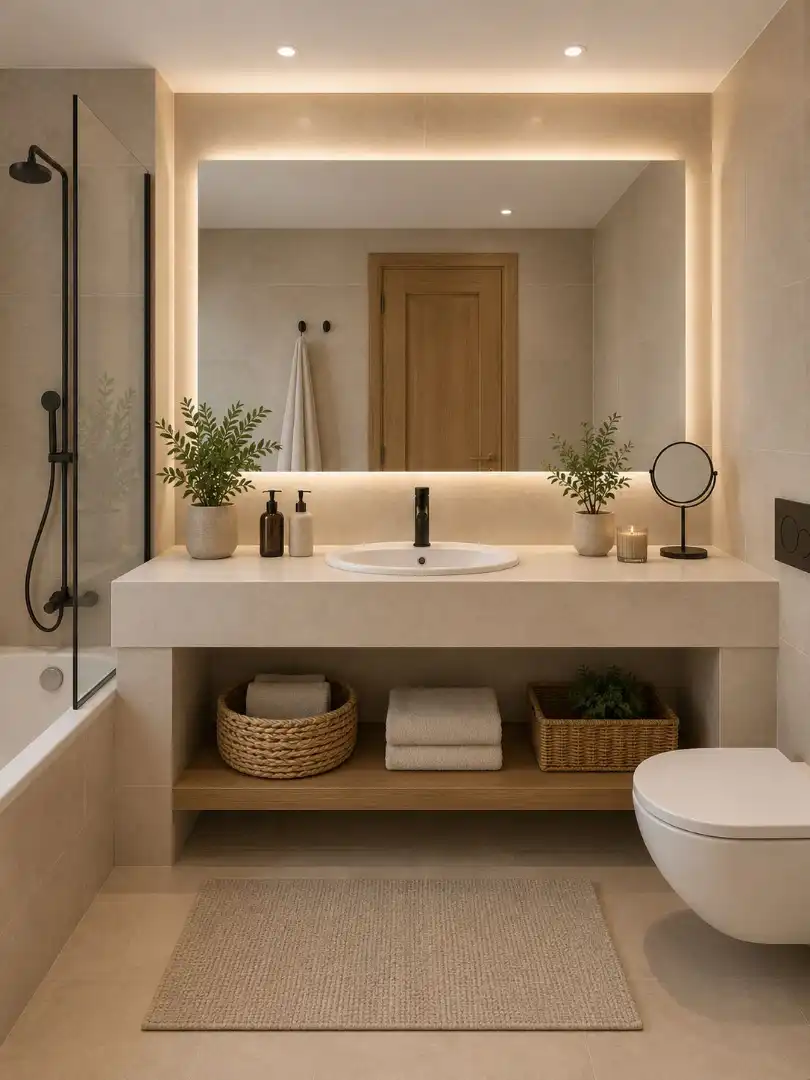 Baño de Apartamento en venta en Marbella con Aire acondicionado, Calefacción y Amueblado